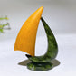 3.0" Crystal Sailboat Carving Crystal Healing Bulk Wholesale
