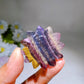 1.6" Rainbow Fluorite Sunflower Carving Crystal Healing Bulk Wholesale