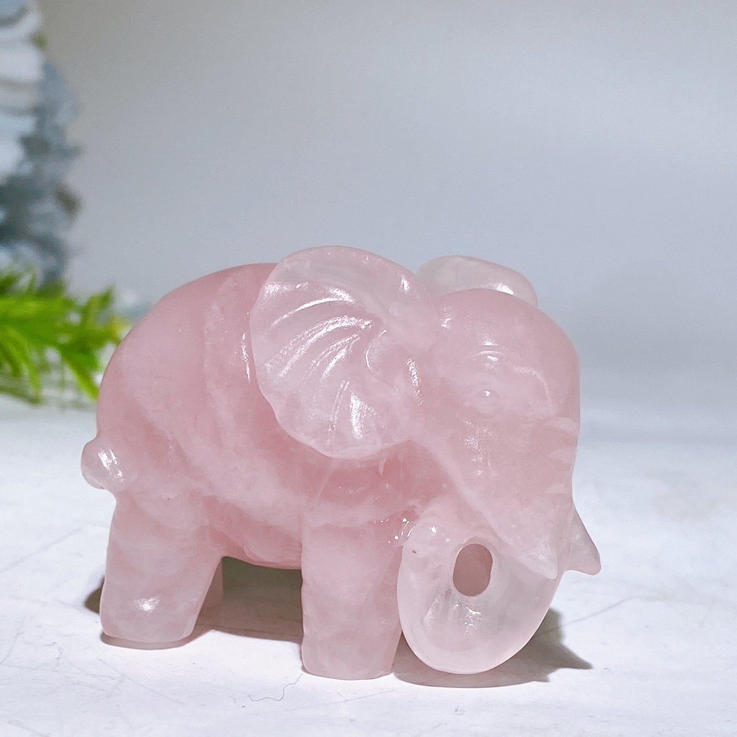 2.1" Crystal Elephant Carving Crystal Healing Bulk Wholesale