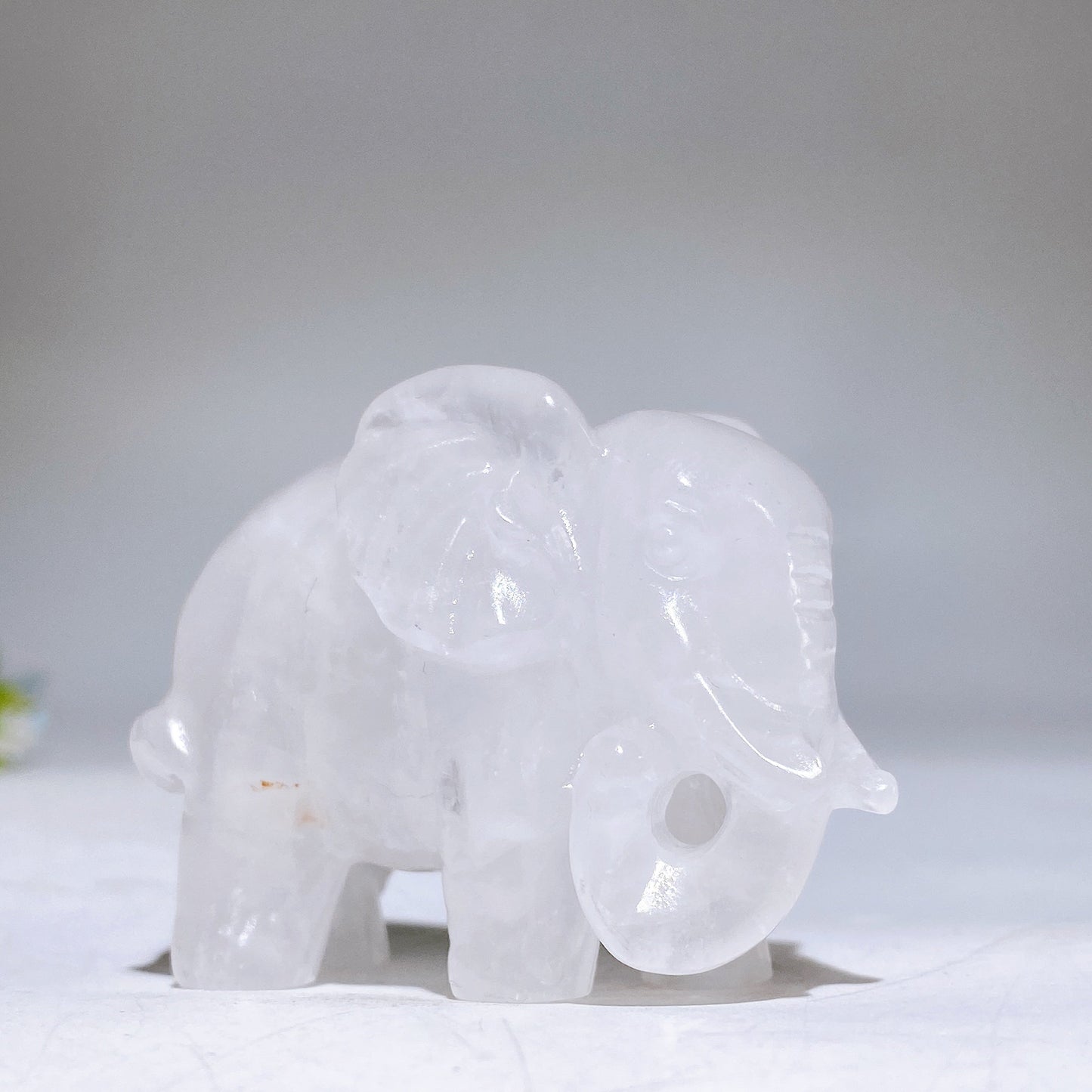 2.1" Crystal Elephant Carving Crystal Healing Bulk Wholesale