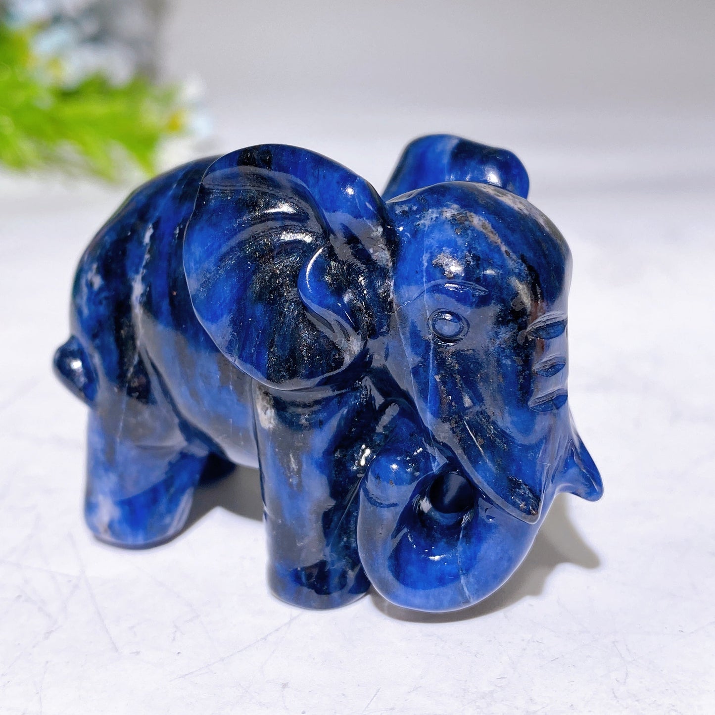 2.1" Crystal Elephant Carving Crystal Healing Bulk Wholesale
