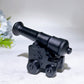 Black Obisidian Serpentine Cannon Carving Crystal Healing Bulk Wholesale