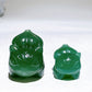 1.1"-1.6" Green Aventurine Bulbasaur Carving Crystal Healing Bulk Wholesale