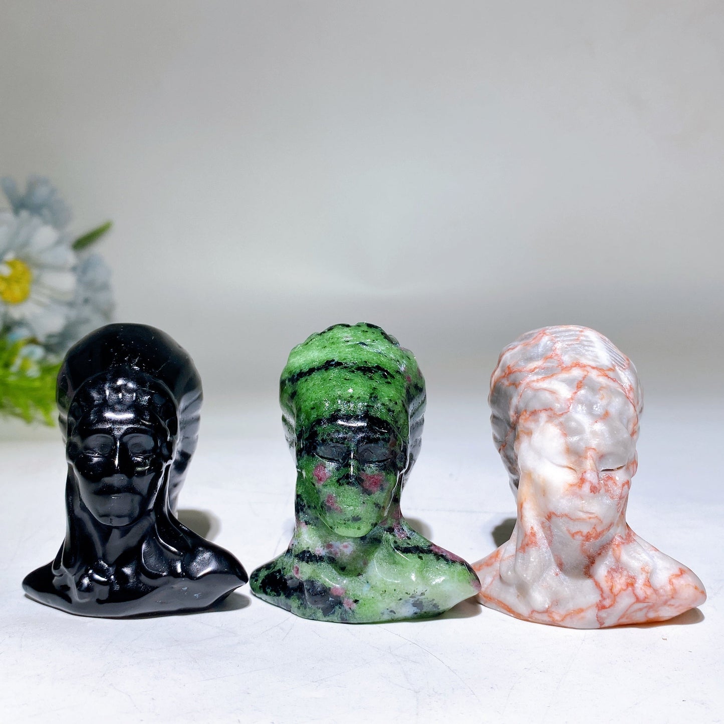 2.4" Crystal Indian Carving Crystal Healing Bulk Wholesale