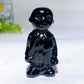 2.5"-2.8" Black Obsidian Killer Carving Crystal Healing Bulk Wholesale