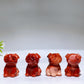 1.0" Natural Gemstone Mookite Dog Carving Crystal Healing Bulk Wholesale