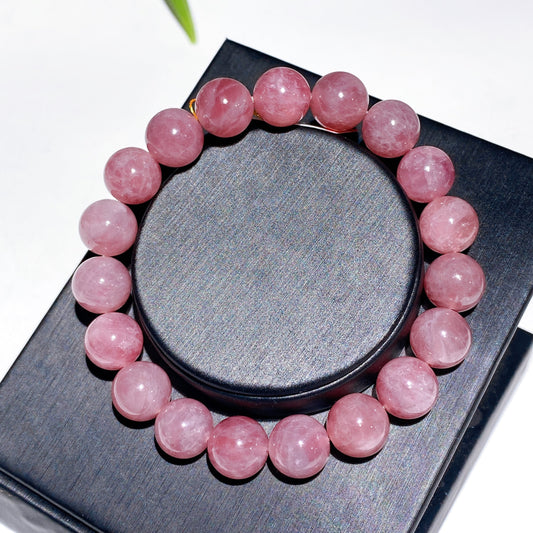 10mm Madagascar Rose Quartz Bracelet Crystal Healing Bulk Wholesale