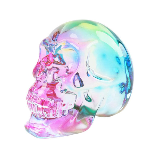 Aura Crystal Rainbow Skull Carving on Discount Best Crystal Wholesalers