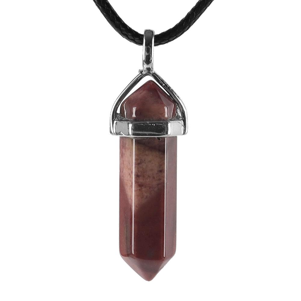 Natural Semi-Precious Gemstone Crystal Healing Hexagonal Point Chakra Pendant Best Crystal Wholesalers