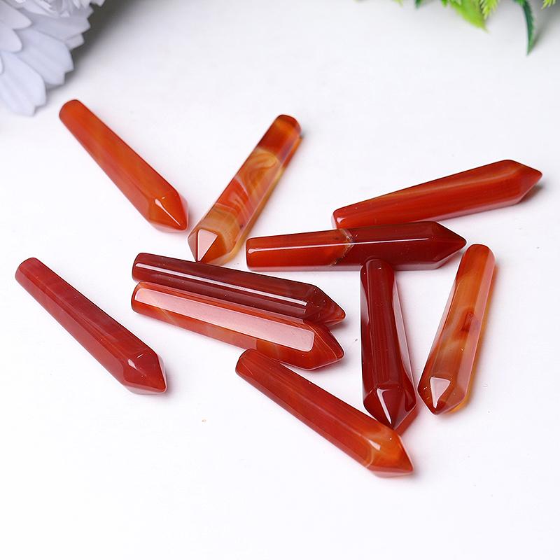 2" Carnelian Towers Points Bulk Best Crystal Wholesalers