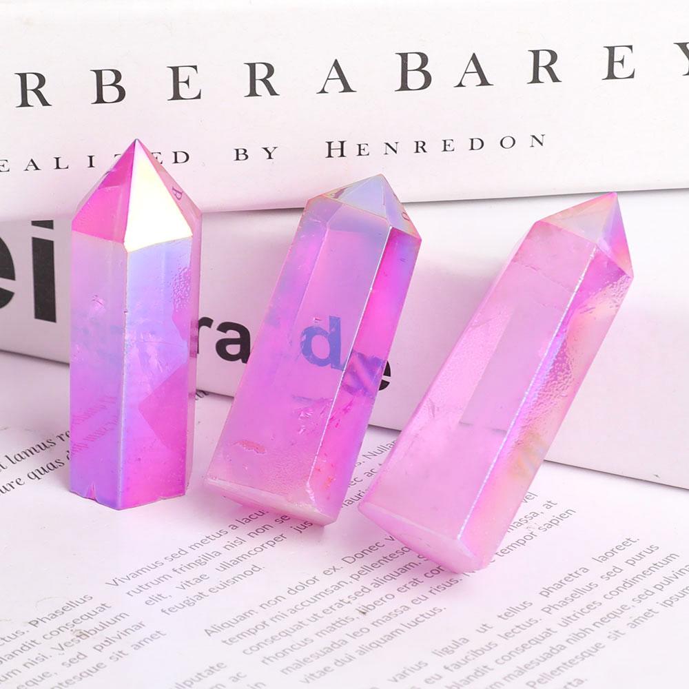 Aura Purple Crystal Towers Points Bulk Best Crystal Wholesalers