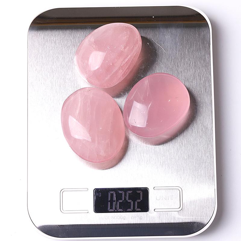 0.1kg 50mm-60mm Rose Quartz bulk tumbled stone Palm stones Best Crystal Wholesalers