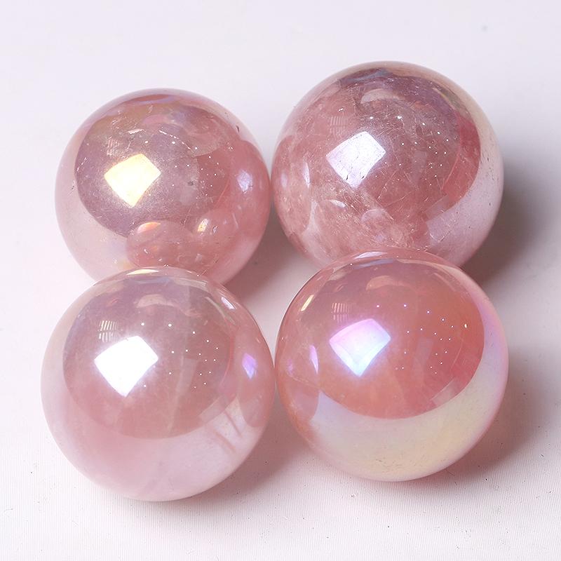 0.5kg Aura Rose Quartz Crystal Sphere Best Crystal Wholesalers