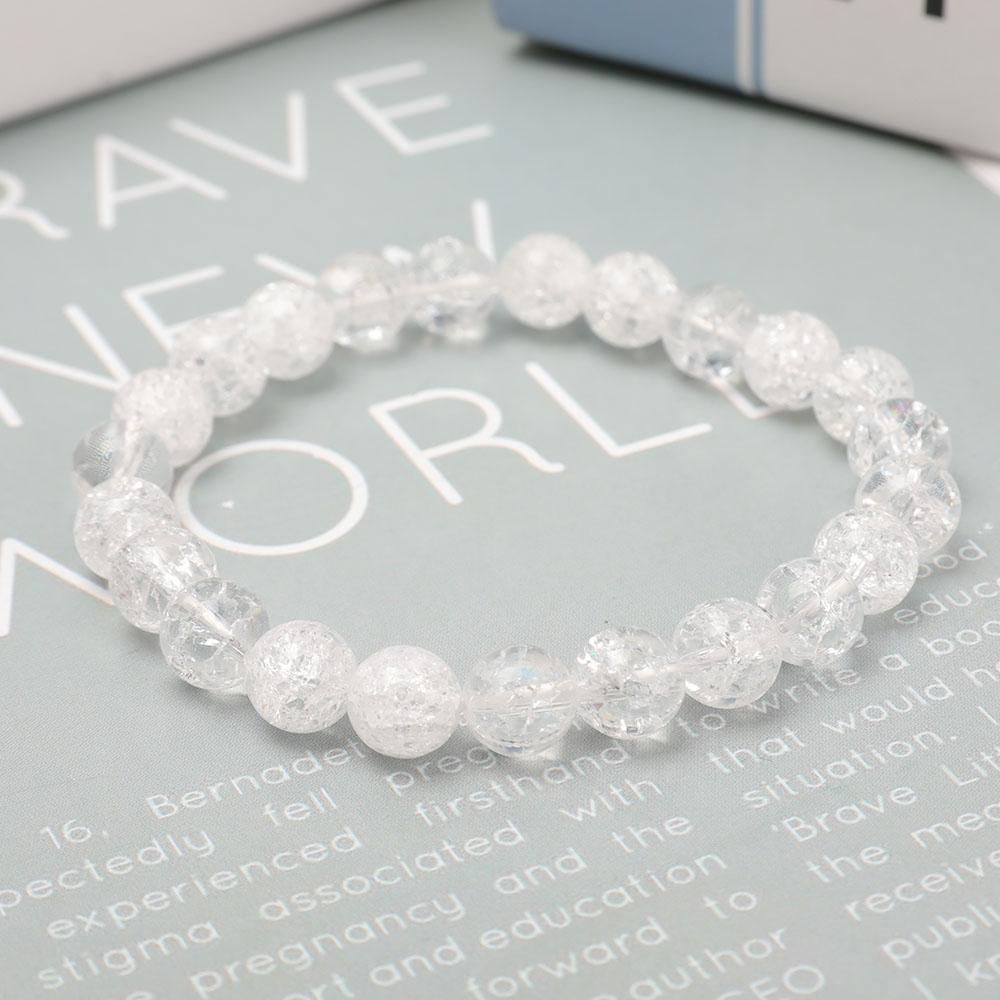 Crack Clear Quartz Bracelet Best Crystal Wholesalers