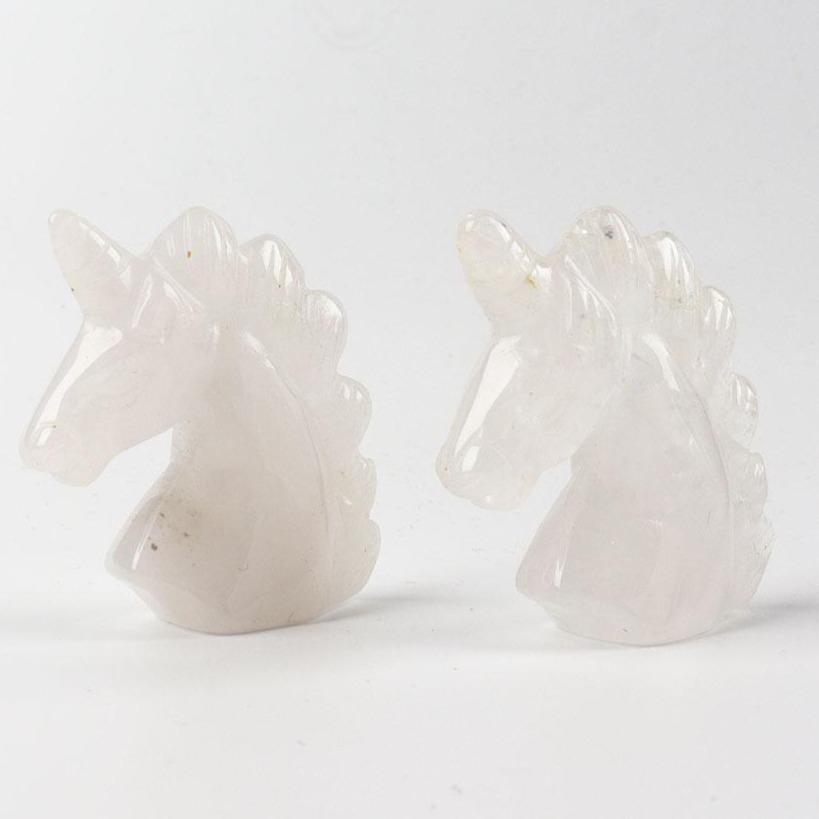 2" Clear Quartz Crystal Carving Unicorn Animal BulkBest Crystal Wholesalers