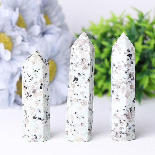 Natural Kiwi Jasper Point Crystal Towers Points Bulk Best Crystal Wholesalers