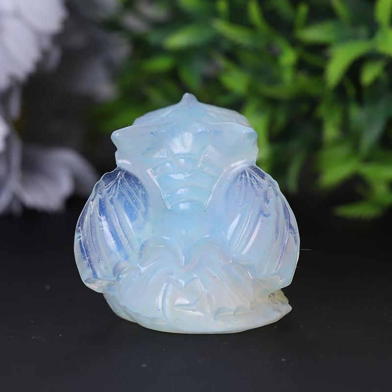 2" Opalite Toothless Crystal Carvings Cartoon Bulk Best Crystal Wholesalers