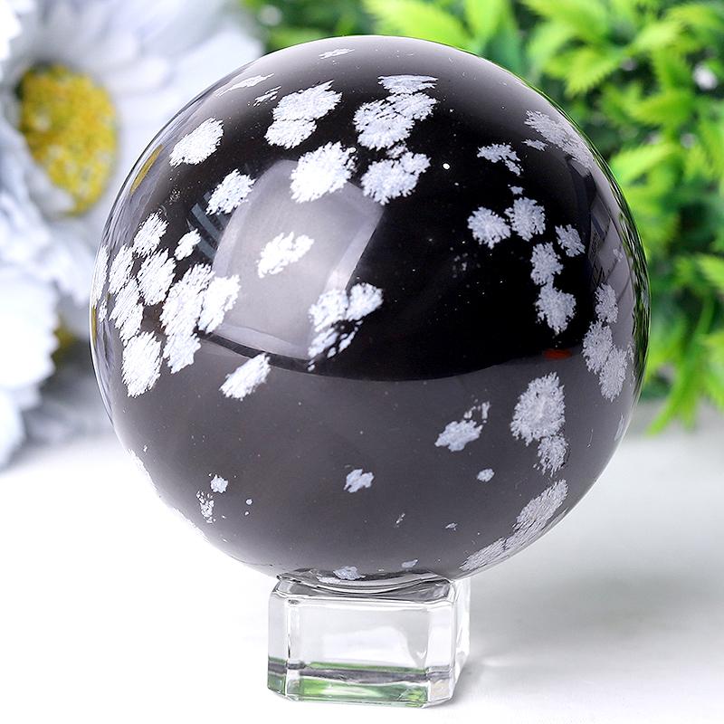 2.0"-4.0" Snowflake Stone Crystal Spheres Best Crystal Wholesalers