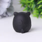 2" Black Obsidian Crystal Carvings Cartoon Bulk Best Crystal Wholesalers