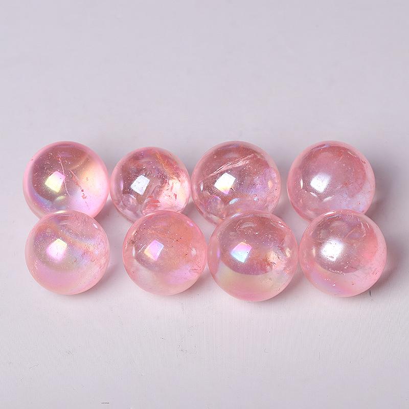 0.25kg Aura Rose Quartz Sphere Best Crystal Wholesalers