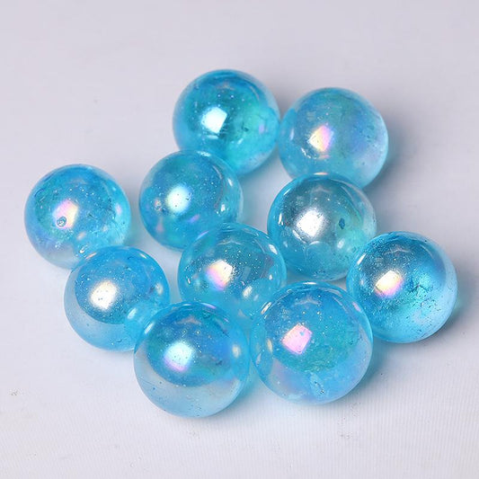 0.25kg Aura Blue Crystal Spheres Best Crystal Wholesalers