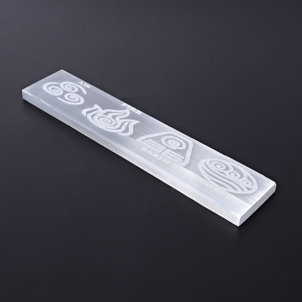 7.7" Selenite Stick with Printing Best Crystal Wholesalers