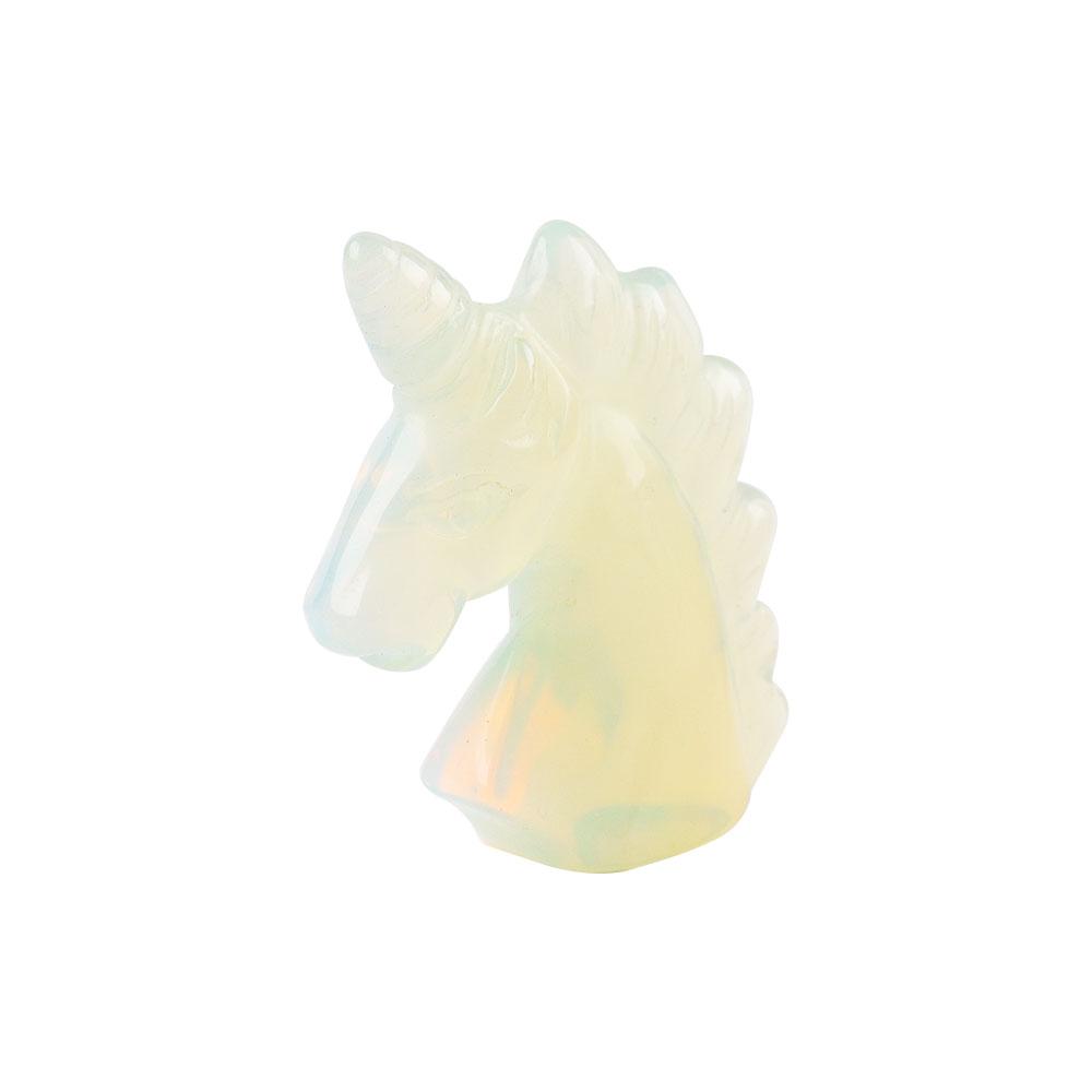 2" Opalite Crystal Carving Unicorn Animal Bulk Best Crystal Wholesalers