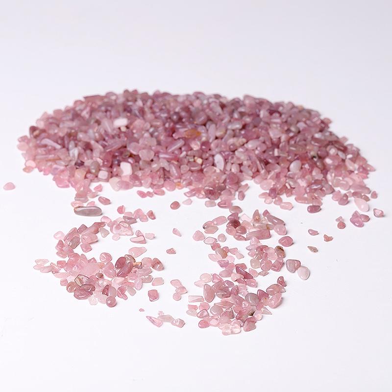 0.1kg Natural Madagascar Rose Quartz Chips Best Crystal Wholesalers