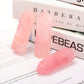 Set of 3 Rose Quartz Towers Points Bulk Best Crystal Wholesalers