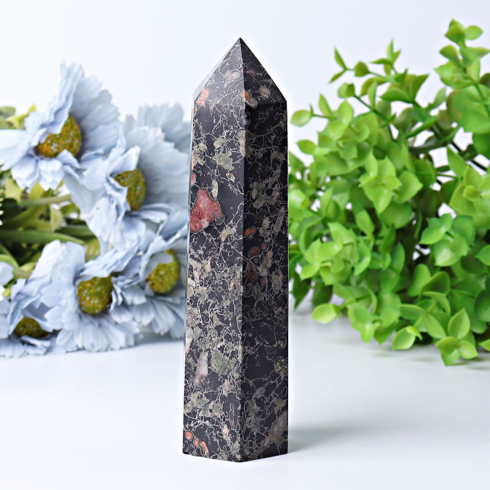 6" Plum Blossom Jade Crystal Towers Points Bulk Best Crystal Wholesalers