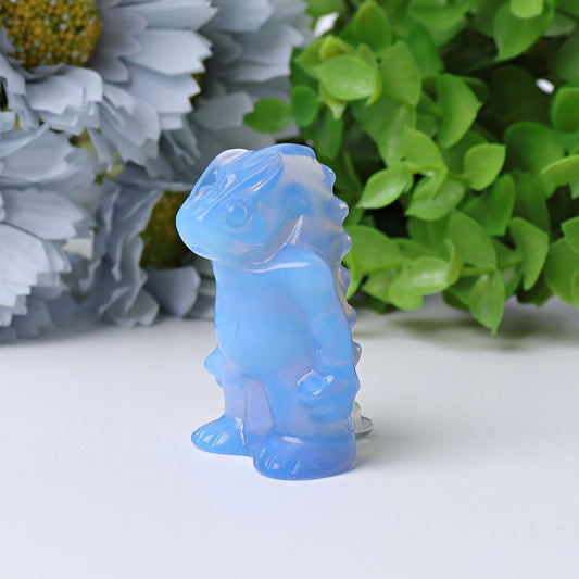 1.88" Blue Opalite Dinosaur Crystal Carving Best Crystal Wholesalers