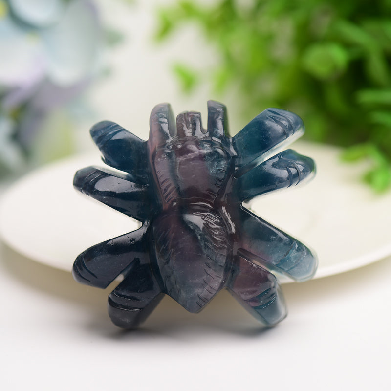 2.5" Fluorite Spider Crystal Carving Animals Bulk Crystal wholesale suppliers