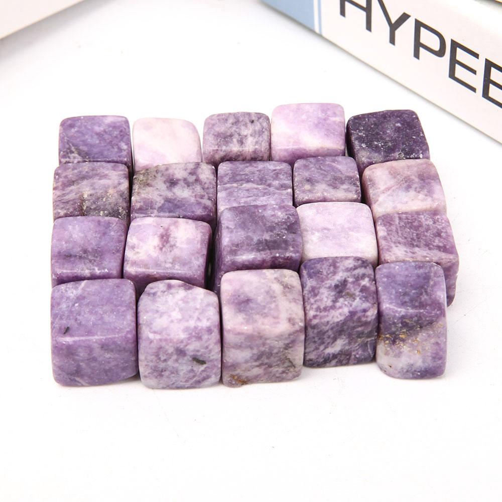 0.1kg Purple Mica Cubes bulk tumbled stone Best Crystal Wholesalers