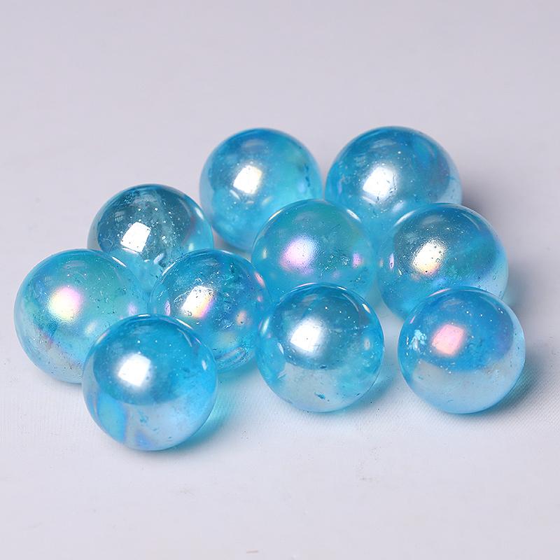 0.25kg Aura Blue Crystal Spheres Best Crystal Wholesalers