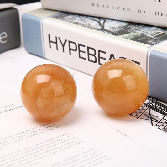 Honey Calcite Crystal Sphere Best Crystal Wholesalers