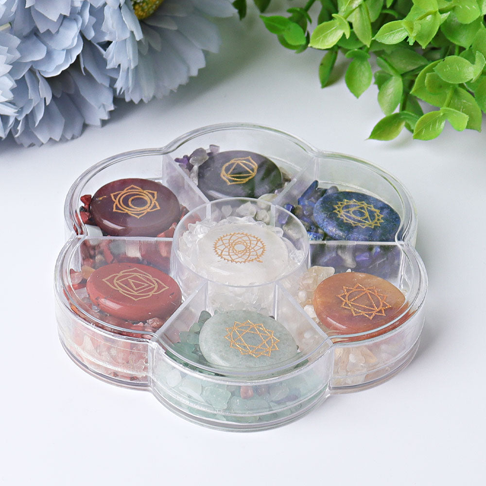 Chakra Crystal Chips Box Free Form Best Crystal Wholesalers