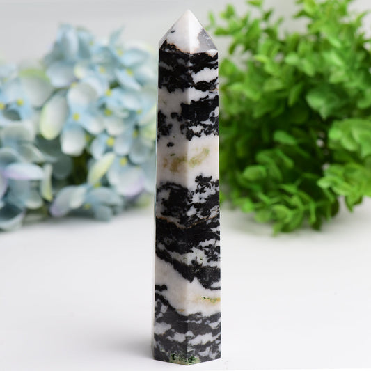 6.0"-8.0" Zebra Jasper Crystal Tower Bulk Crystal wholesale suppliers