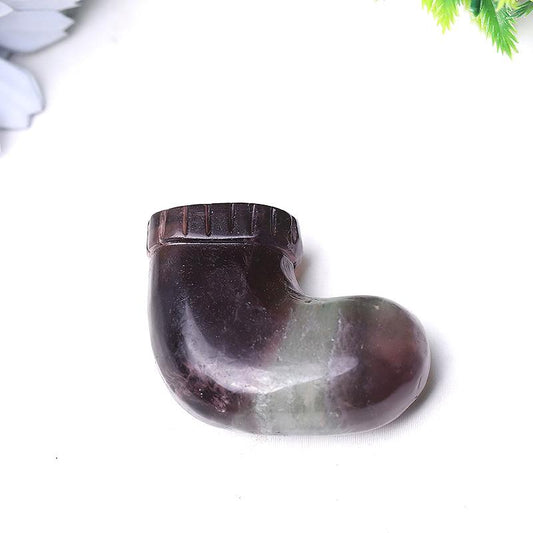 1.9" Sock Crystal Carvings for Christmas Best Crystal Wholesalers