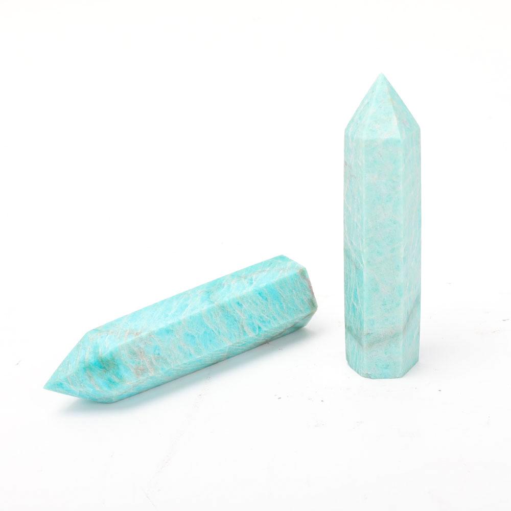 Set of 2 Amazonite Towers Points Bulk Best Crystal Wholesalers