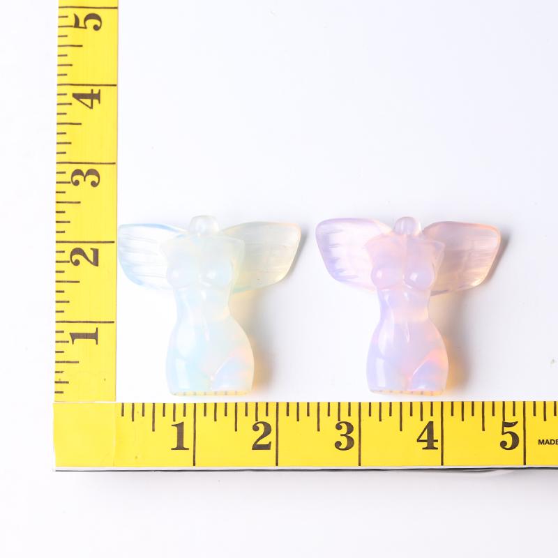 2" Woman Model Body with Wings Crystal Carvings Model Bulk Best Crystal Wholesalers