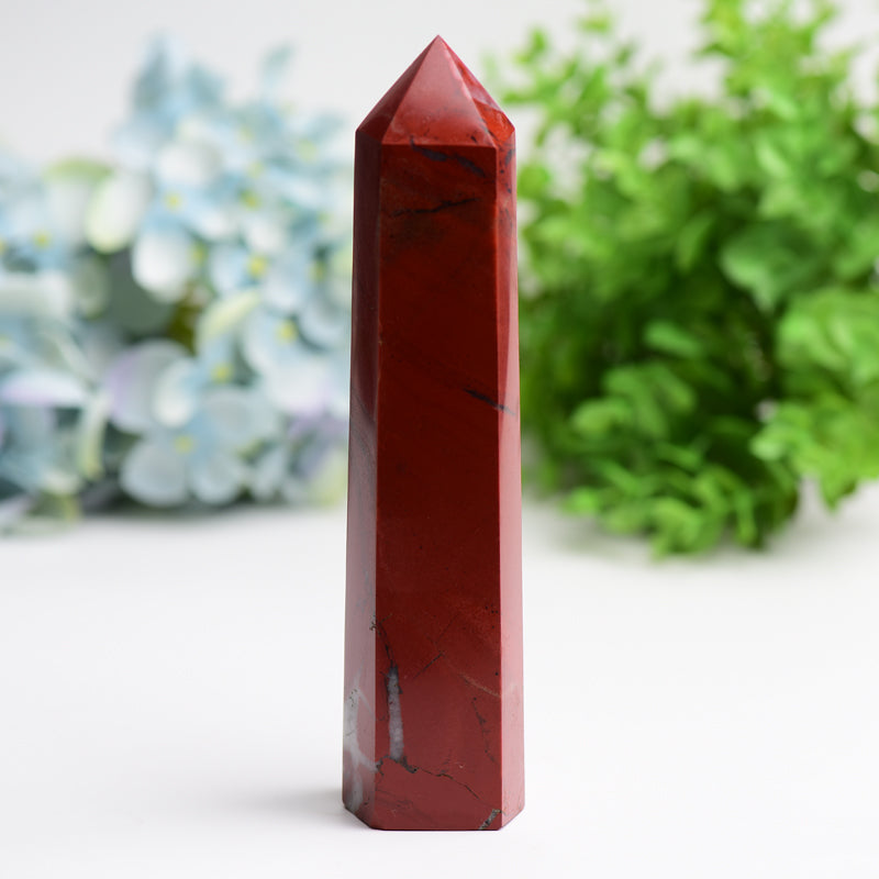 6.0"-8.0" Red Jasper Crystal Tower Bulk Crystal wholesale suppliers