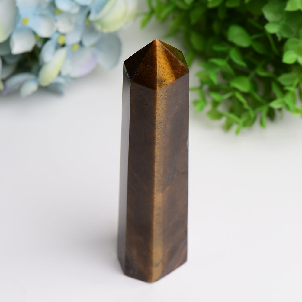 6.0"-8.0" Tiger's Eye Crystal Tower Bulk Crystal wholesale suppliers