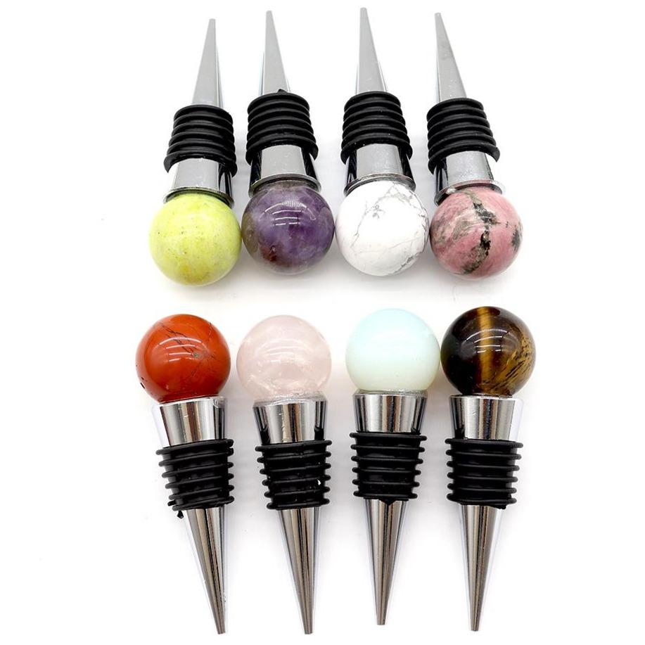 Crystal Carvings Gemstone Wine Stoppers Best Crystal Wholesalers