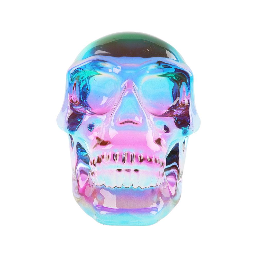 Aura Crystal Rainbow Skull Carving on Discount Best Crystal Wholesalers