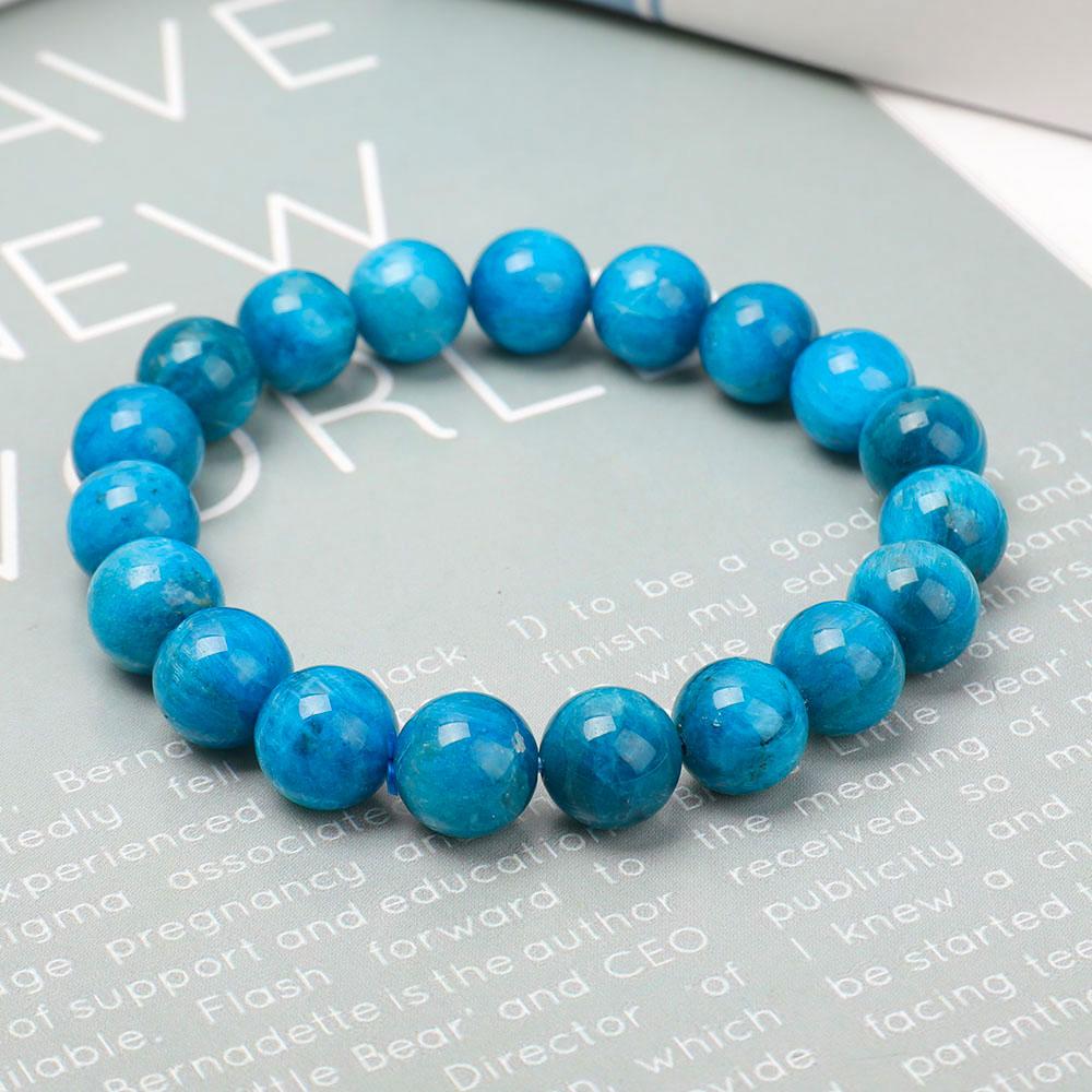 10.5mm Blue Apatite Bracelet Best Crystal Wholesalers