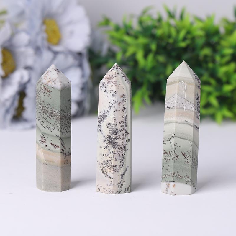 Natural Picture Jasper Towers Points Bulk Best Crystal Wholesalers