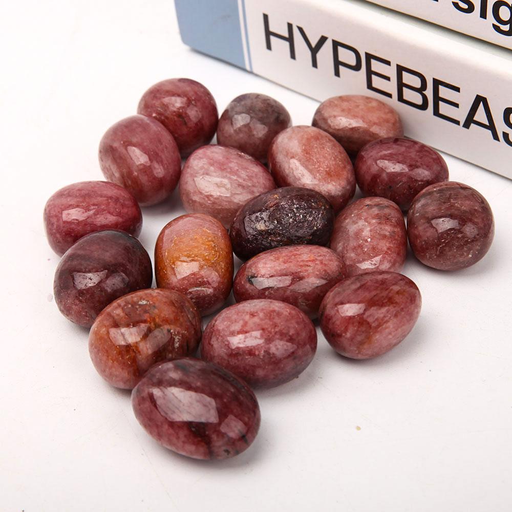 0.1kg Rhodonite bulk tumbled stone Best Crystal Wholesalers