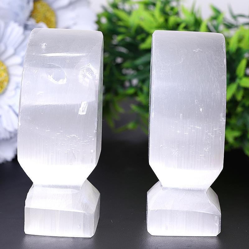 4" Selenite Obelisk Crystal Point for Meditation Bulk Best Crystal Wholesalers