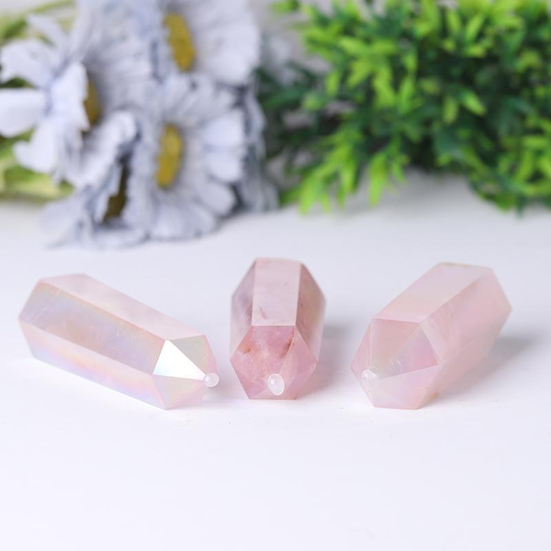 Angel Aura Rose Quartz Towers Points Bulk Best Crystal Wholesalers