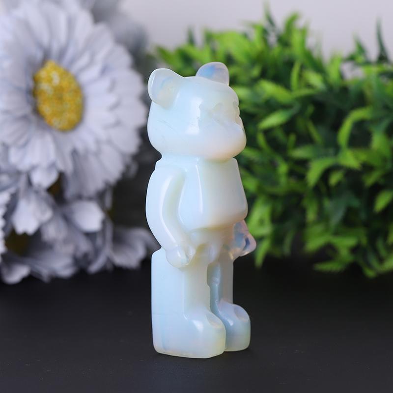 Opalite Bear Brick Crystal Carvings Cartoon Bulk Best Crystal Wholesalers